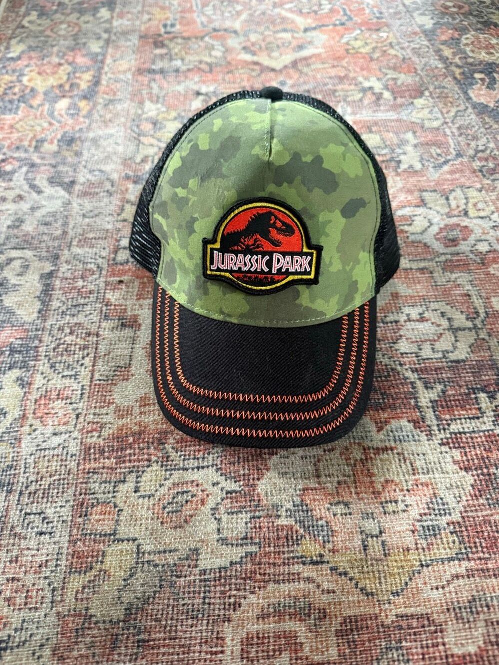 NEW Jurassic Park Boys Dinosaur Camo Classic Cap
